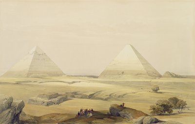 As Pirâmides de Gizé, do Egito e da Núbia, Vol.1 de David Roberts